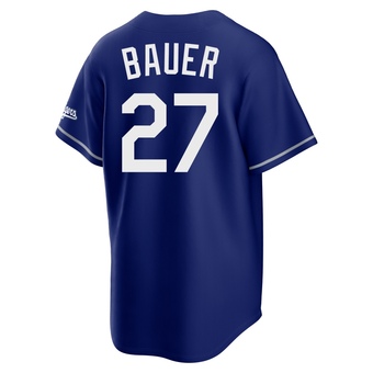 Youth Limited Los Angeles Dodgers Trevor Bauer Alternate Stadium Jersey - Royal