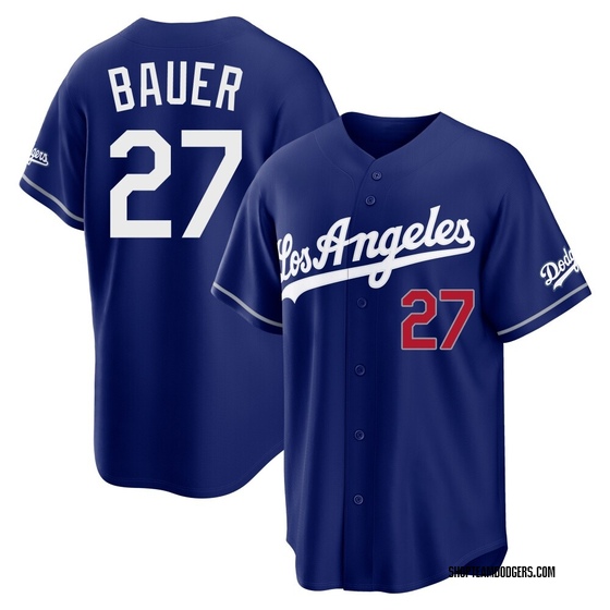 Youth Limited Los Angeles Dodgers Trevor Bauer Alternate Stadium Jersey - Royal