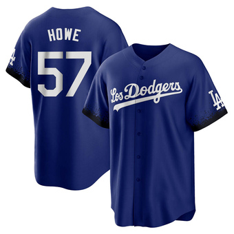 Youth Replica Los Angeles Dodgers Steve Howe 2021 City Connect Jersey - Royal